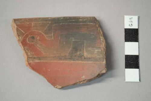 Pucara polychrome rim sherd