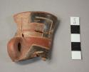 Pucara polychrome trumpet sherd