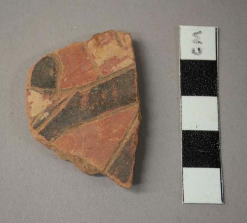 Pucara polychrome potsherd