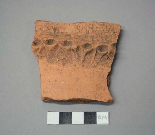 Late Intermediate Period banded punctate body sherd