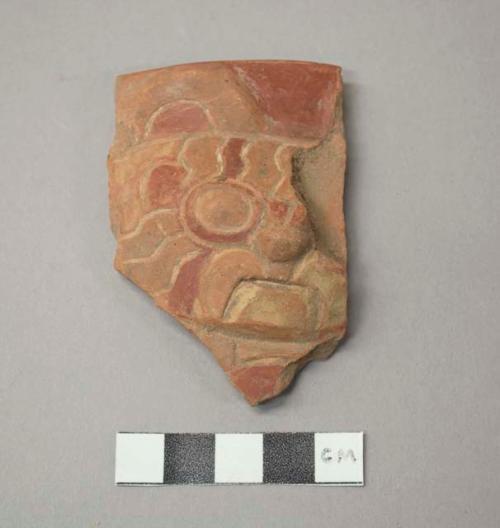 Pucara polychrome potsherd