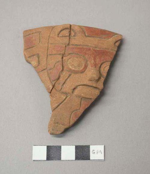 Pucara polychrome potsherd