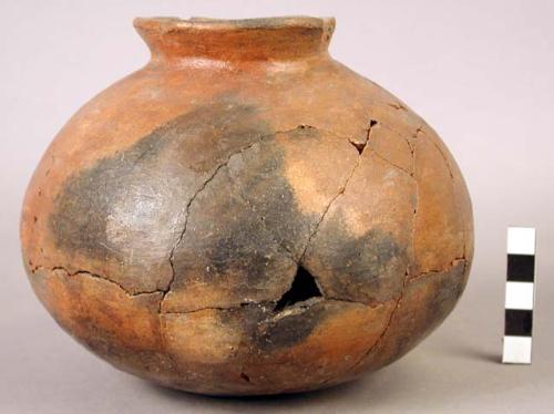 Restored globular jar