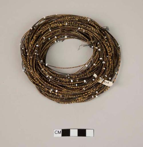 Bound grass and bead armlet