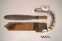 Spear-bolo, scabbard, and ornamented belt
