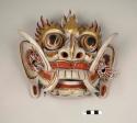 Wooden dance mask - painted
