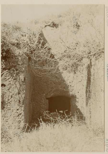 Entrance of a columbarium
