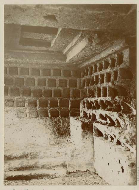 Interior of a columbarium