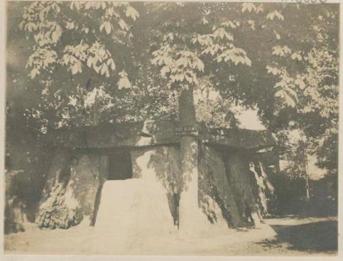 Dolmen entrance