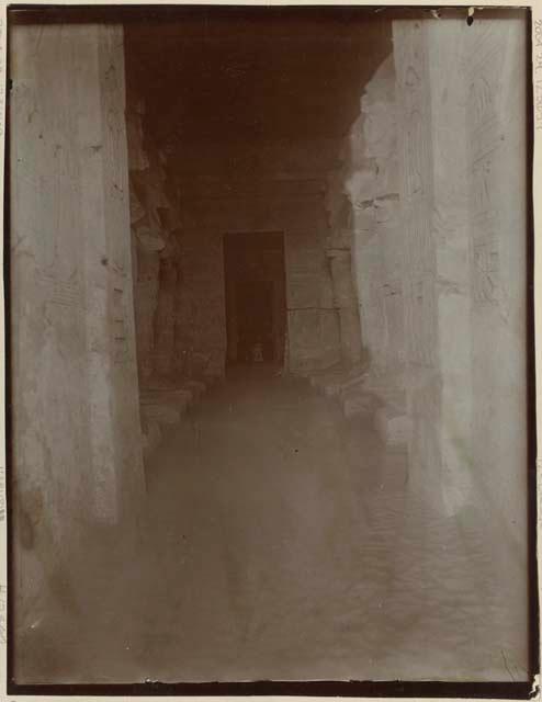 Interior of the tombs of the kings of Thebes