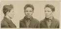 Studio portrait of a man, three views