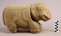 Stone animal figure (2 pieces)