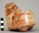 Fragment of polychrome vase