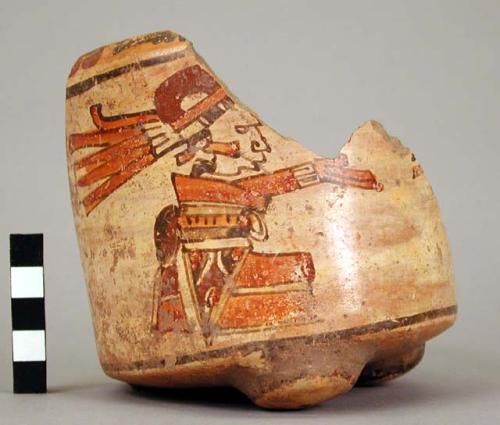 Fragment of polychrome vase