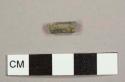 Unidentified, cylindrical lead fragment