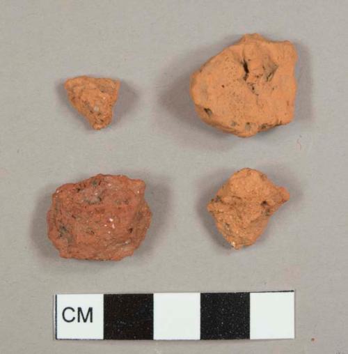 Brick fragments, some possibly handmade