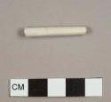White ball clay/Kaolin pipe stem fragments with a 4/64th inch bore hole