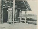 Porch of a reconstructed lake dwelling