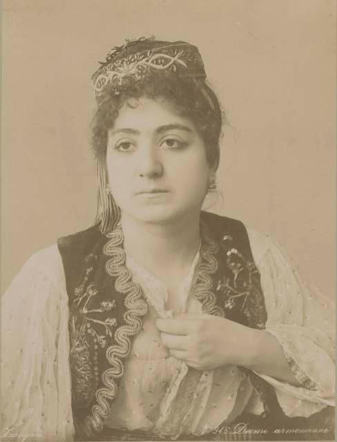 Studio portrait of woman