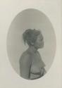 Tagbanua woman, profile