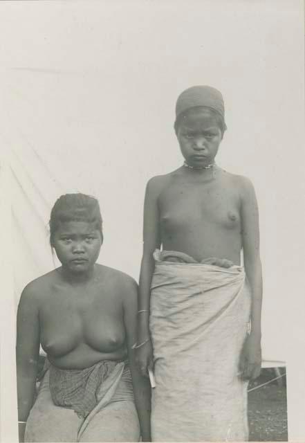 Tagbanua woman and girl
