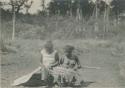 Tagbanua women weaving a mat