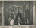 Manchu family including three adults and two small children