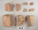 Red brick fragments, possibly handmade