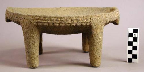 Stone metate - 4 legs