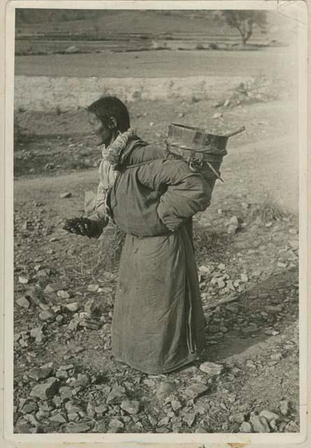 Woman carrying water