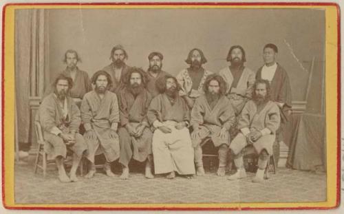 Studio photo of group of men