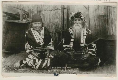 Pair drinking sake