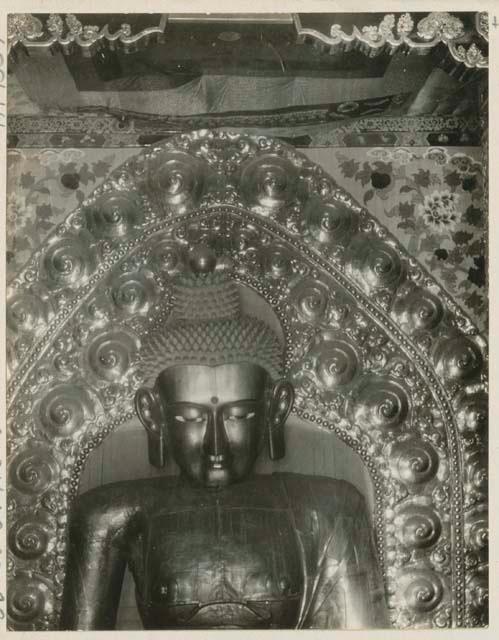 Upper section of large gold idol