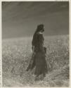 Woman working in a field