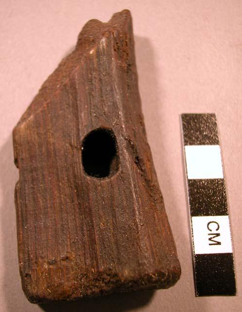 Part of wooden object