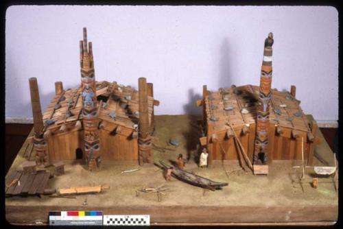 Model of houses, Haida