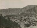 View of temples and landscape, Labrang, Tibet