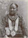 Studio portrait of a woman