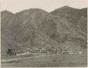 View of temples and landscape, Labrang, Tibet