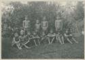 Group of boys posed outside