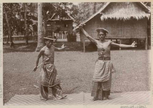 Men dressed in traditional clothing