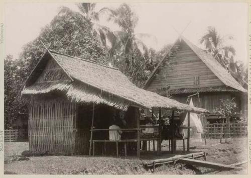 People sitting on porch