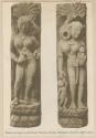 Stone carvings of women