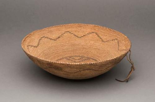 Basket, used for cooking, ornamented