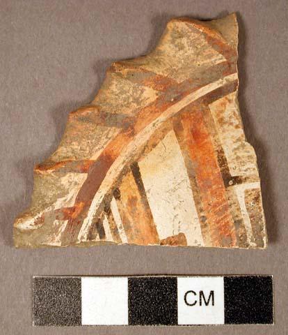 Potsherd with fluted edges