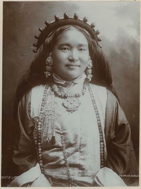 Studio portrait of a woman