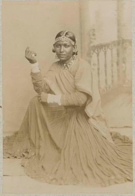 Portrait of woman in sari