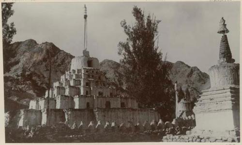 Leh Palace spires