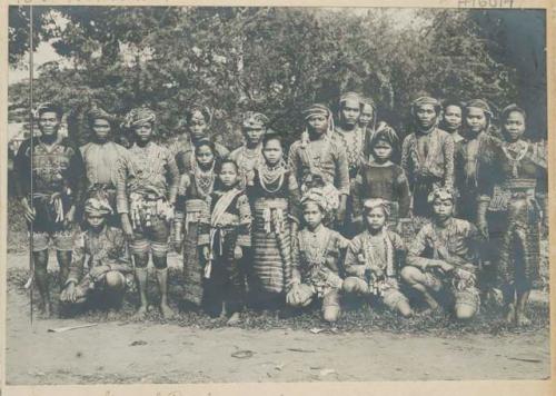 Group of Bagobo people