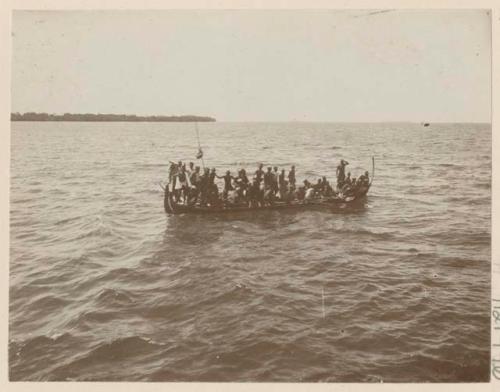 Group of people on a boat